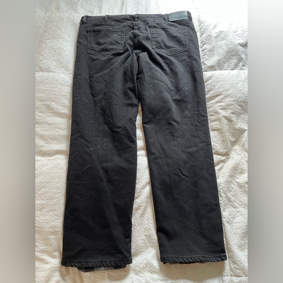 Men's Eddie Bauer black lined jeans size 40x34 - Picture 12 of 13